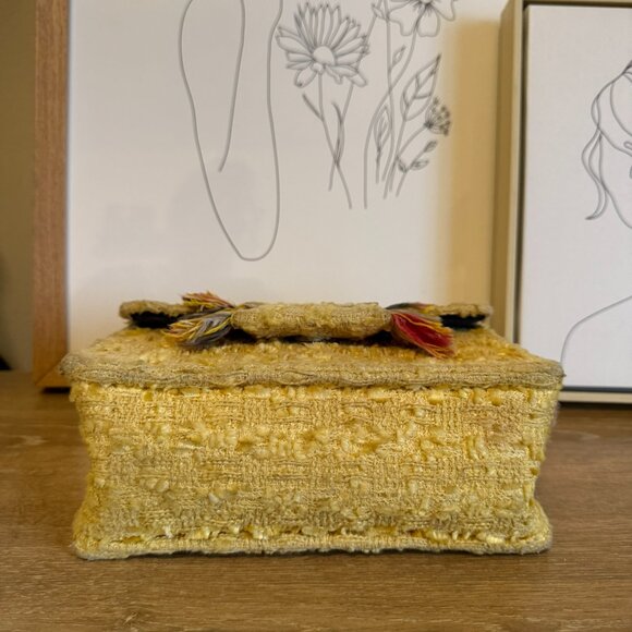 Kooreloo Yellow Petite Tweed Crossbody Bag - Picture 6 of 13